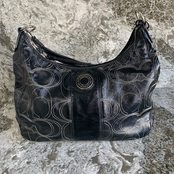 Coach Handbags - Coach black hobo bag. Gently used